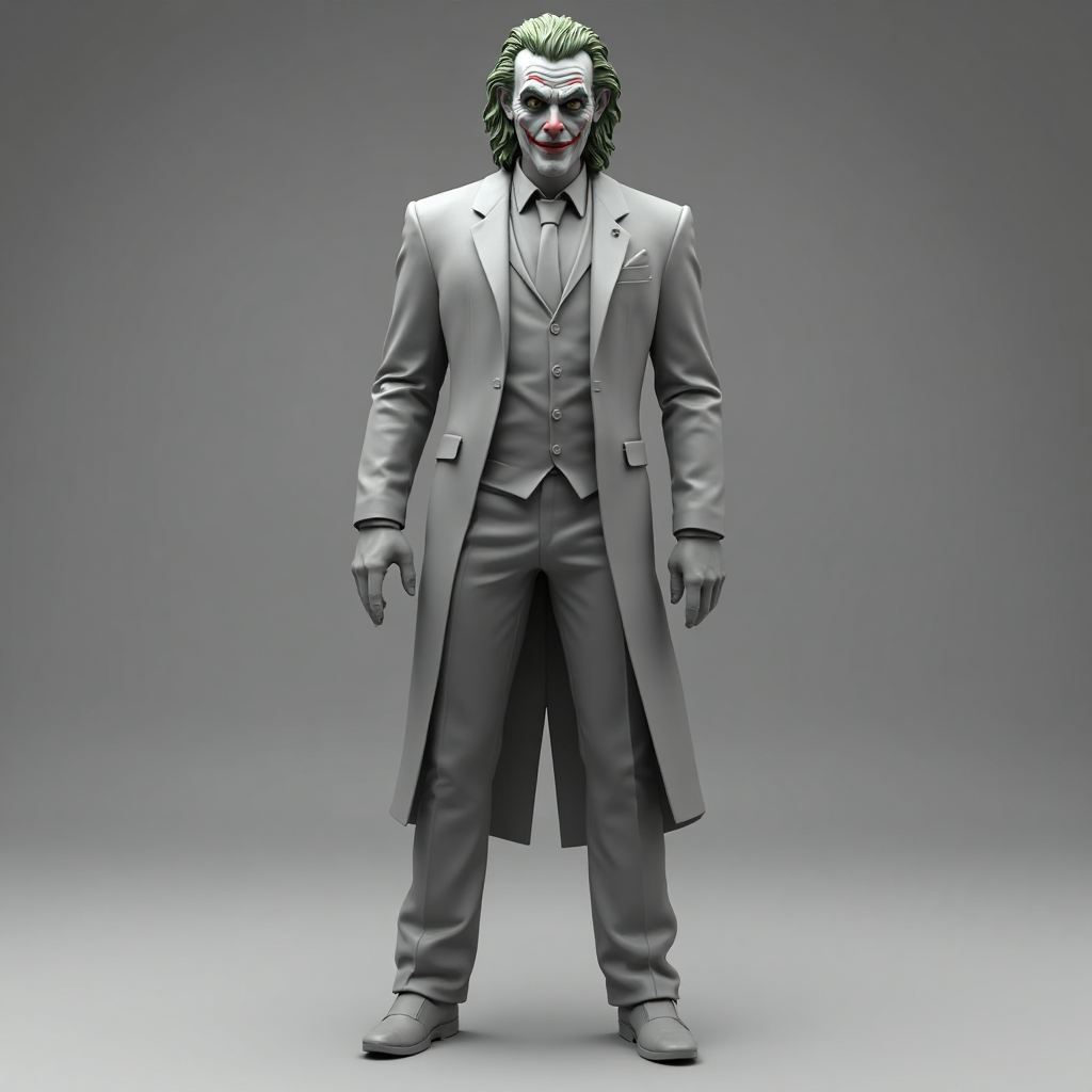 Joker Statue free 3D printable STL