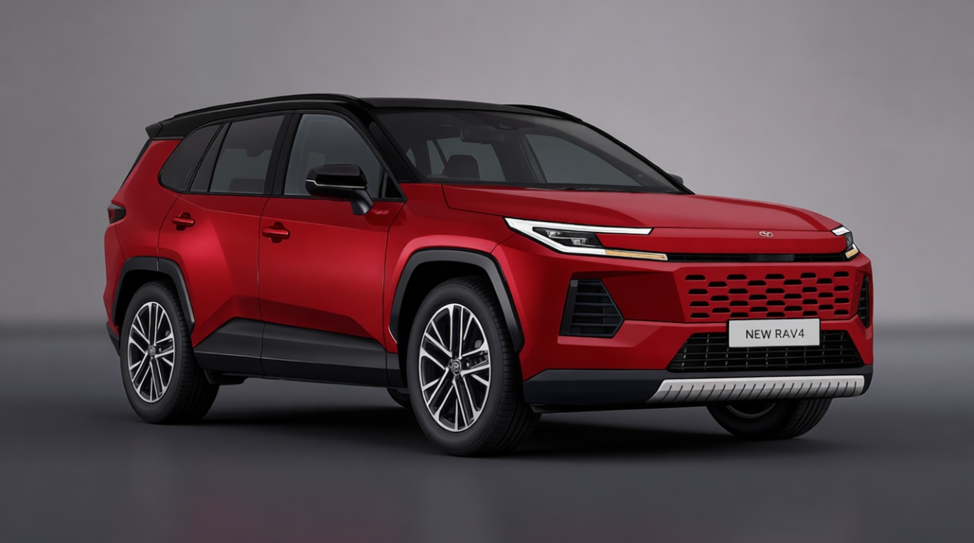 Toyota RAV4 SUV Model free 3D printable STL