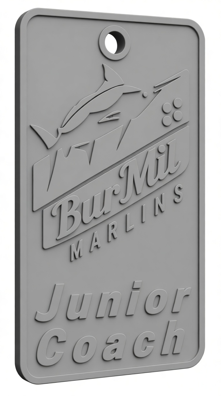 BurMil Marlins Badge free 3D printable STL