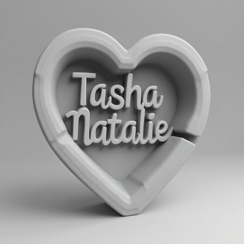 Heart Ashtray Mold free 3D printable STL