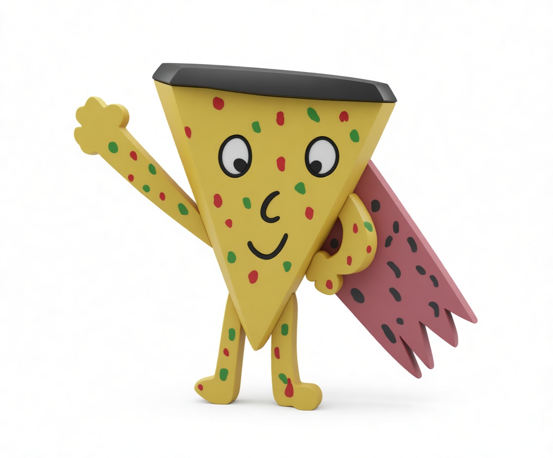 Pizza Slice Figurine free 3D printable STL