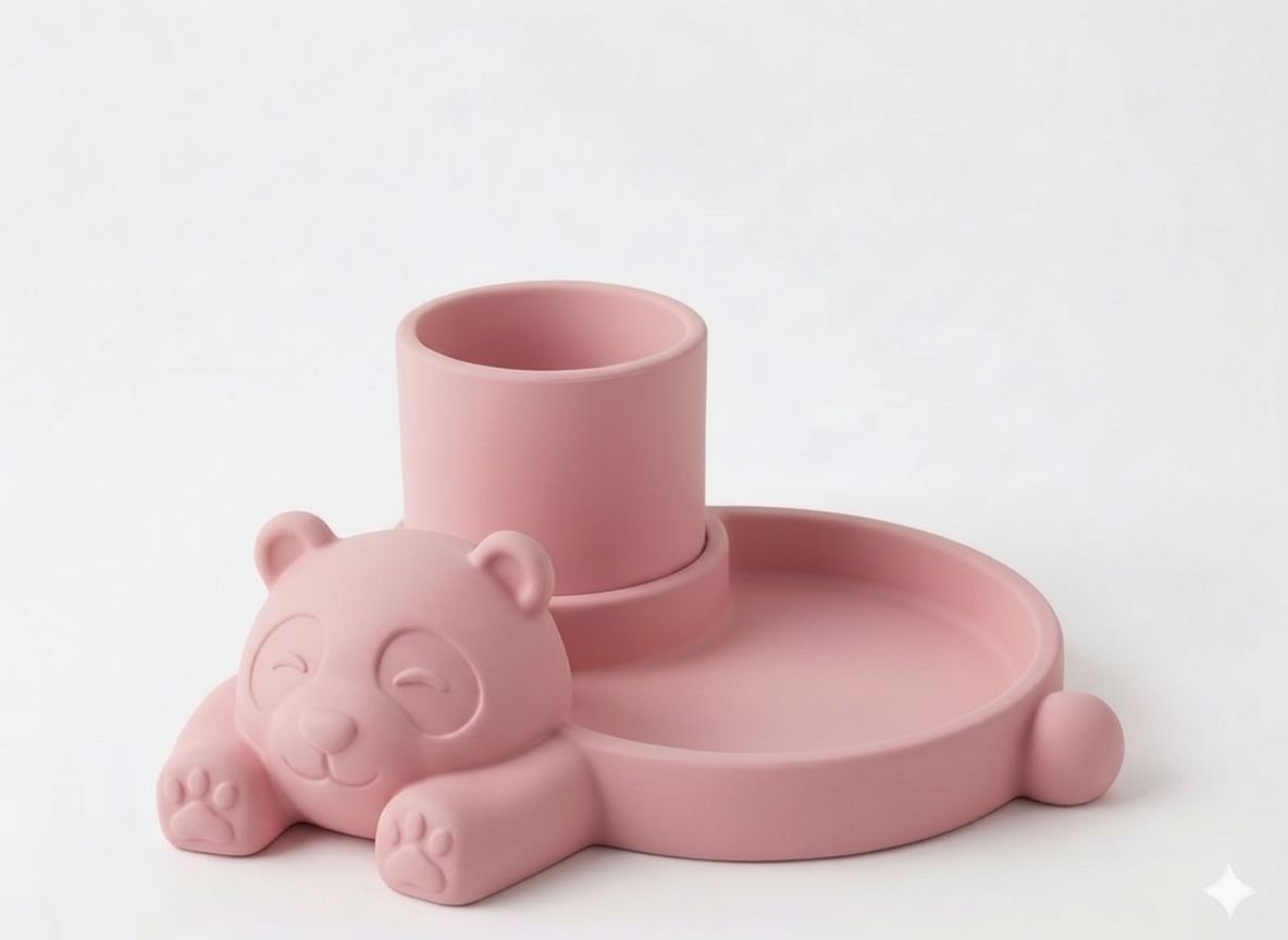 Sleeping Panda Pen Holder free 3D printable STL