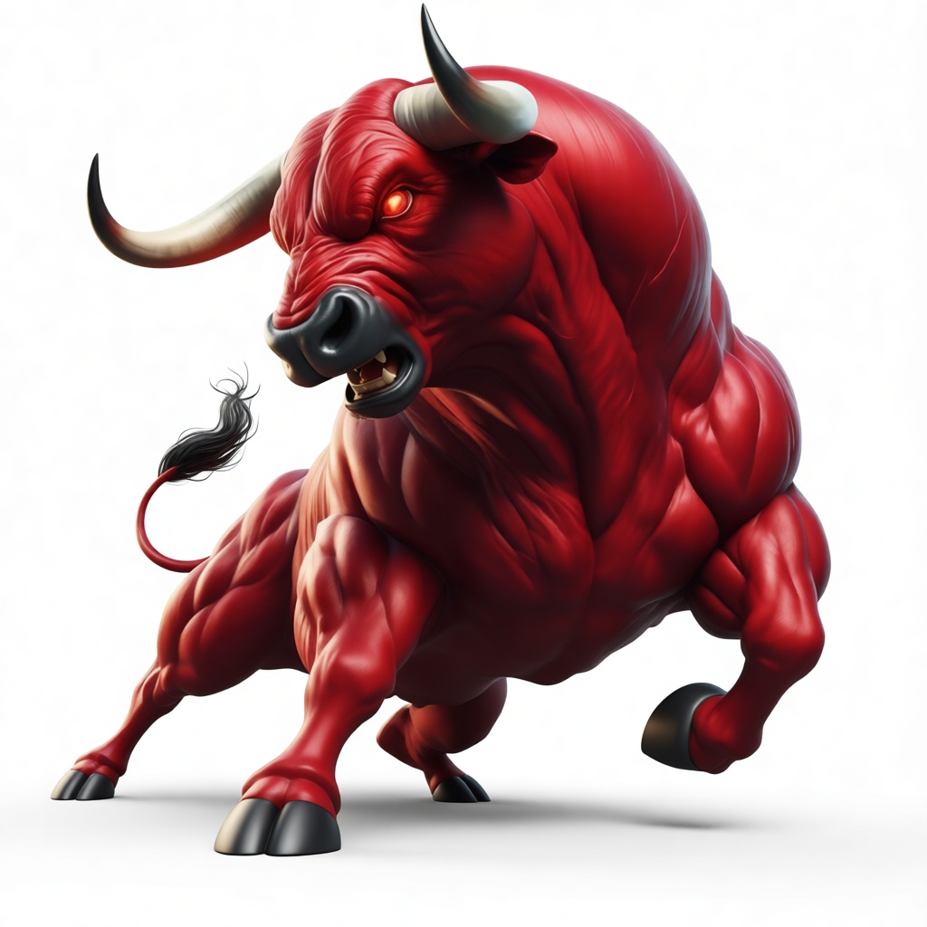 Angry Red Bull Figurine free 3D printable STL