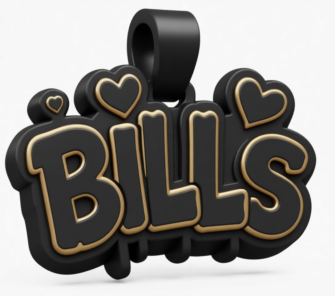 Bills Pendant free 3D printable STL