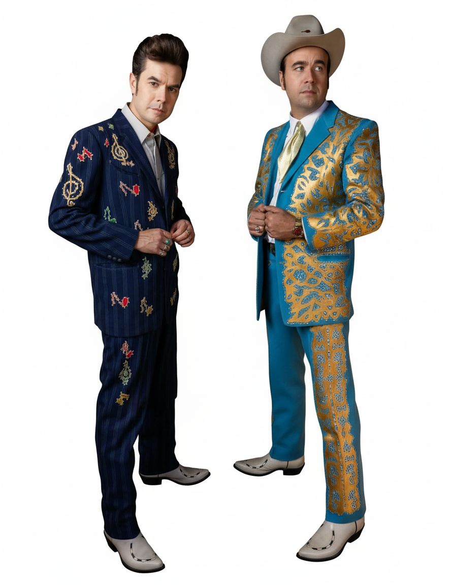Country Music Duo Figures free 3D printable STL
