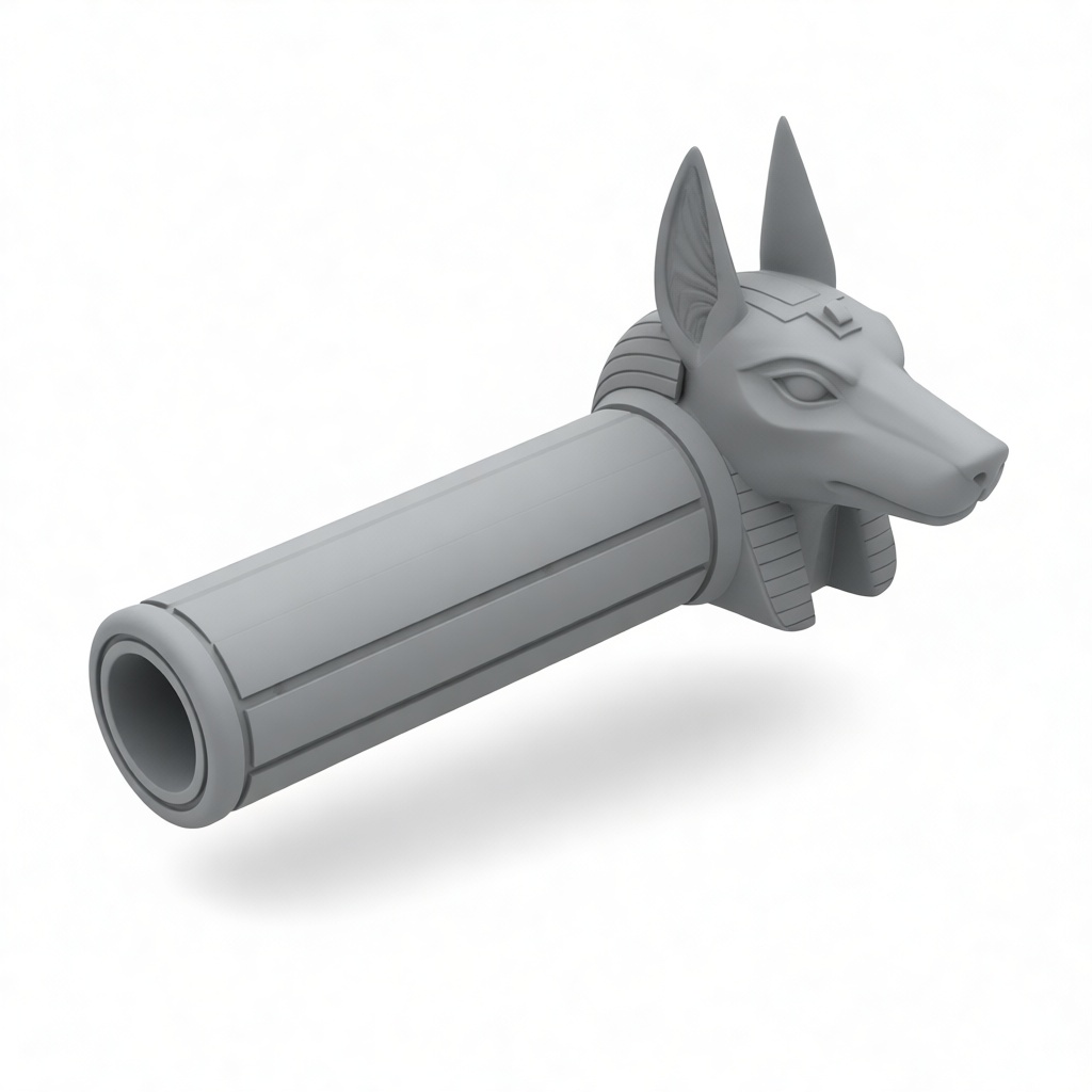Anubis Handle Sculpture free 3D printable STL