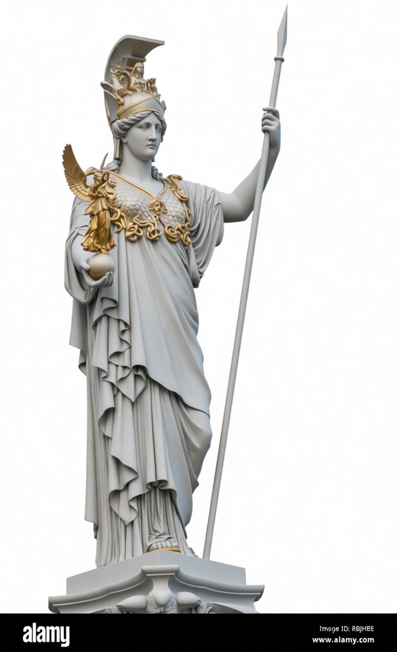 Athena Statue Model free 3D printable STL