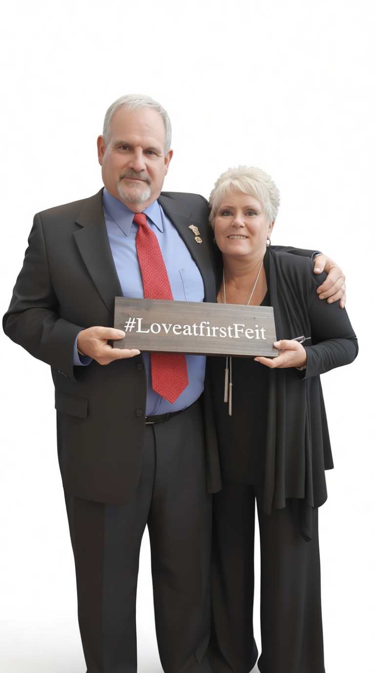 Middle-Aged Couple Figurine free 3D printable STL