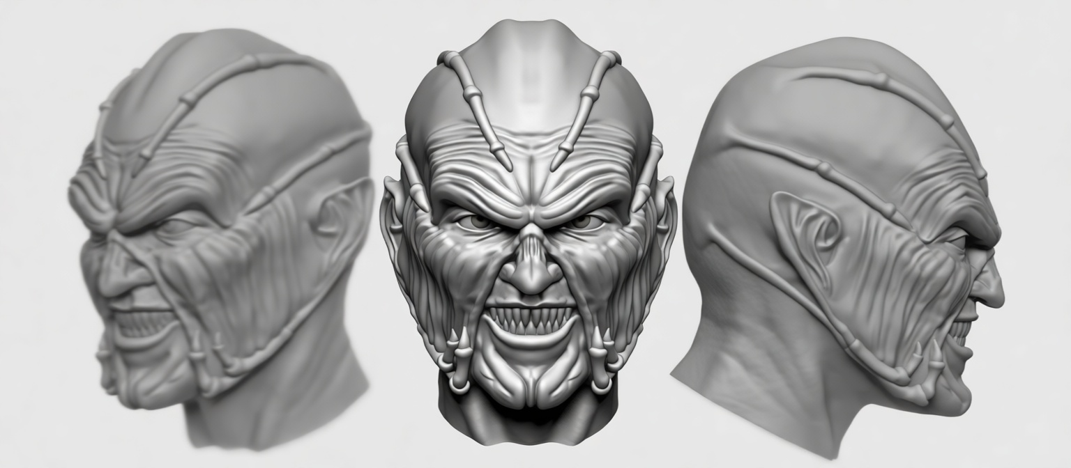 Nightbreed Larnach Bust free 3D printable STL