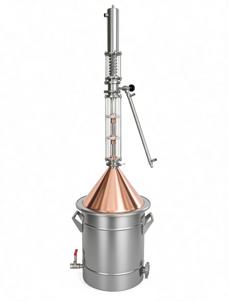 Copper Pot Still Model free 3D printable STL