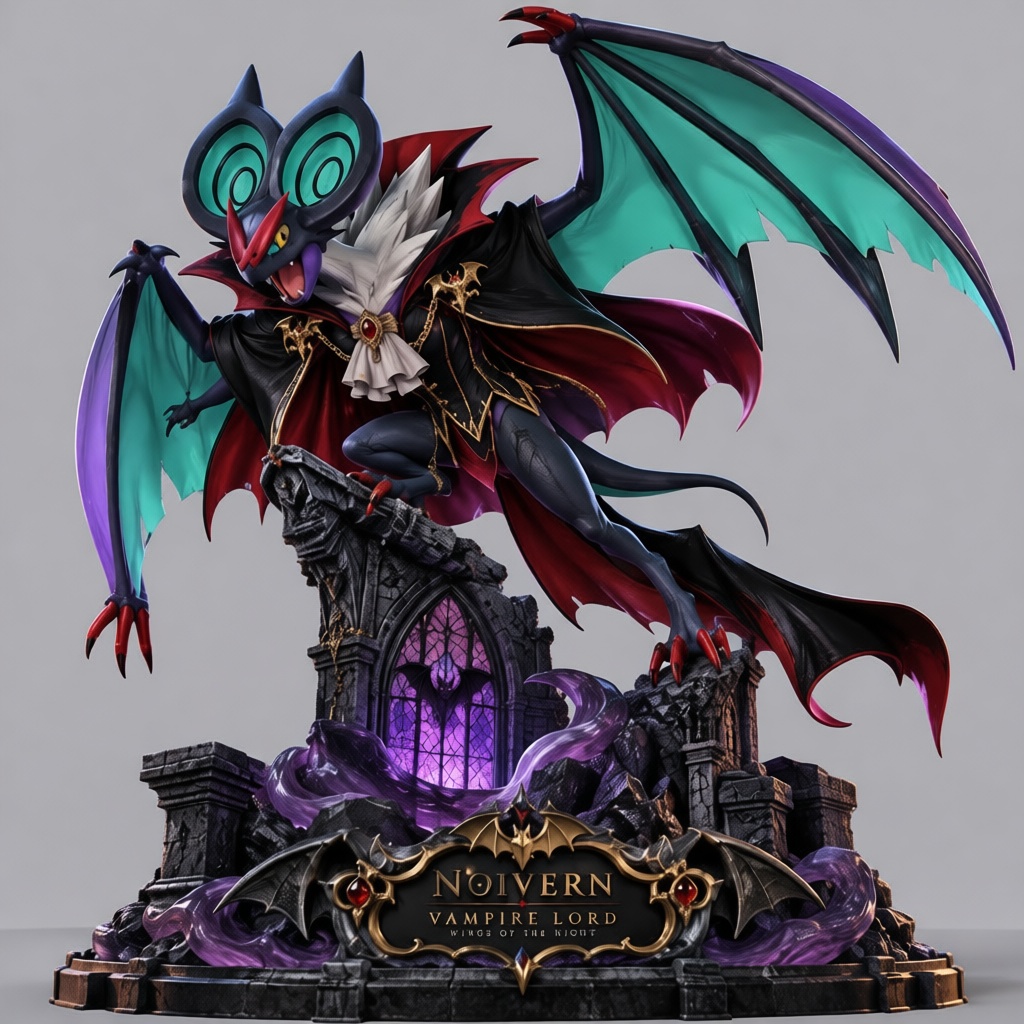 Noivern Vampire Lord Figurine free 3D printable STL