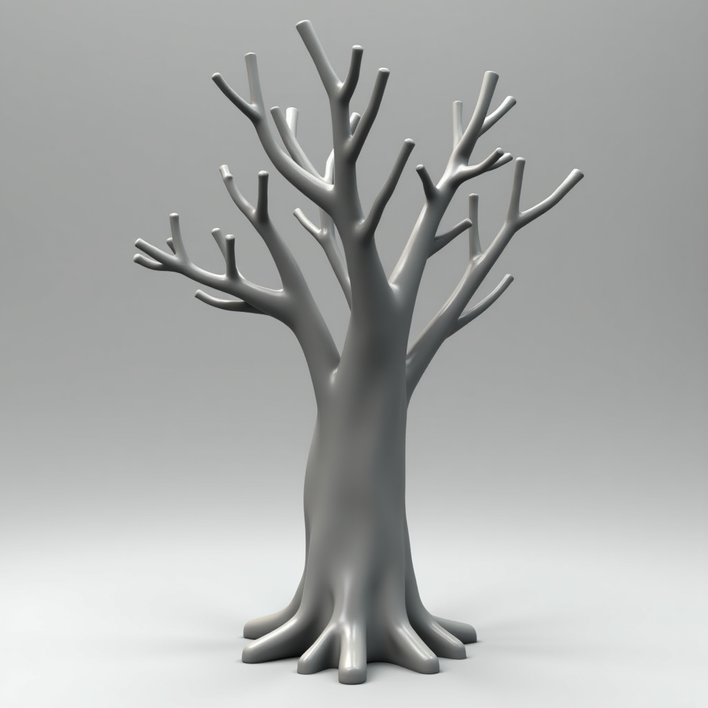 Tree Trunk Vase free 3D printable STL