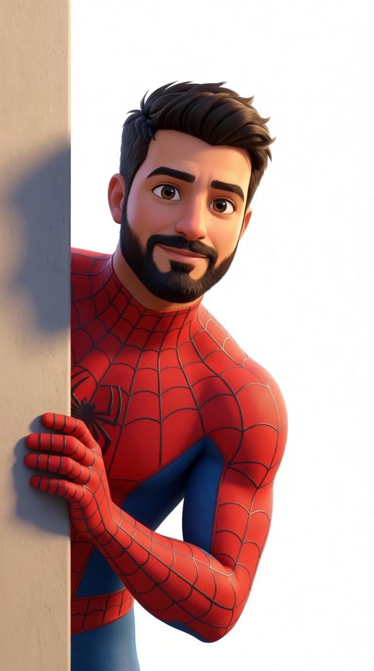 Spider-Man with Beard Figurine free 3D printable STL