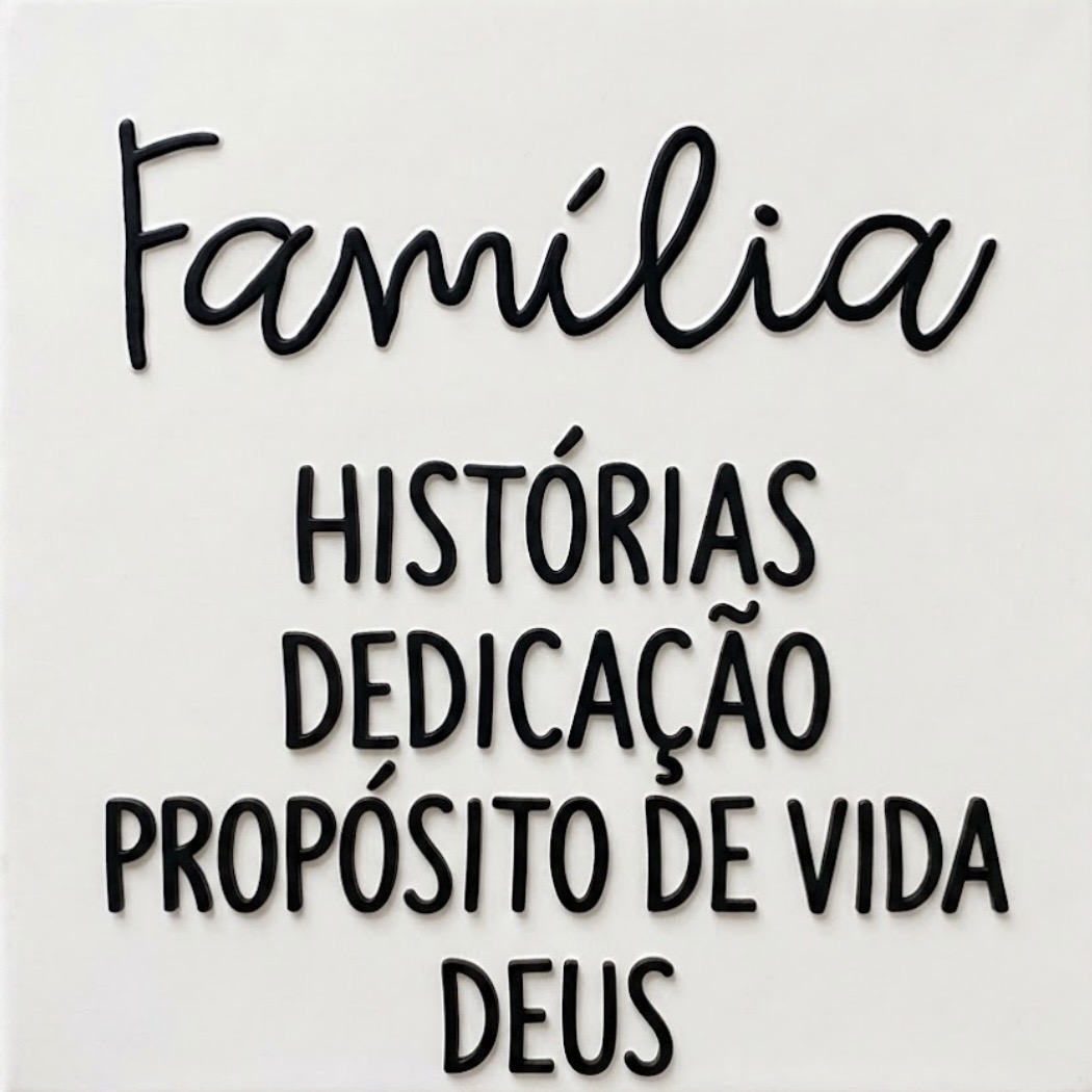 Familia Wall Sign free 3D printable STL