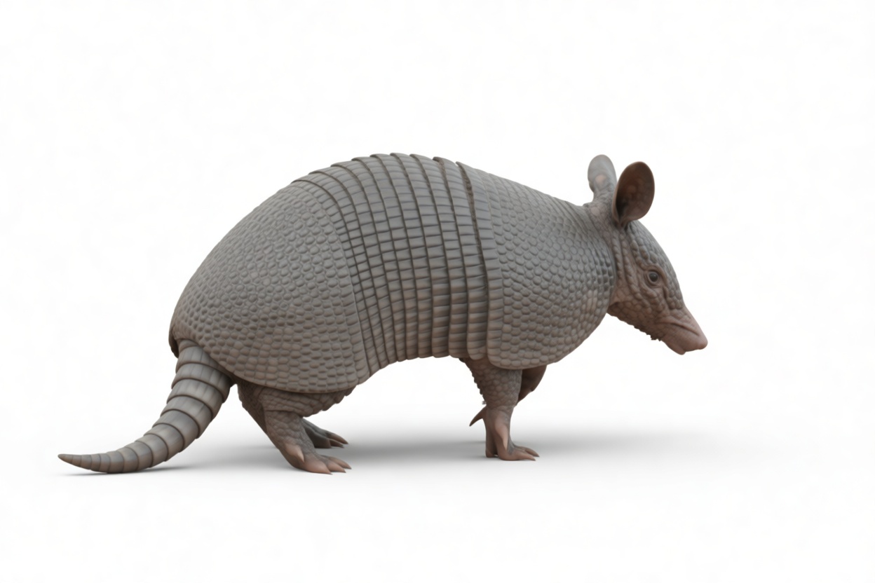Nine-Banded Armadillo Model free 3D printable STL