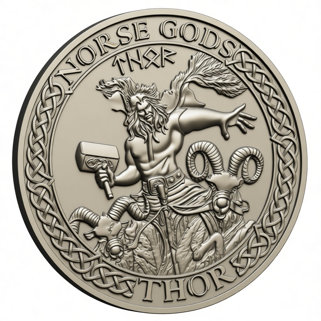 Thor Norse God Relief free 3D printable STL