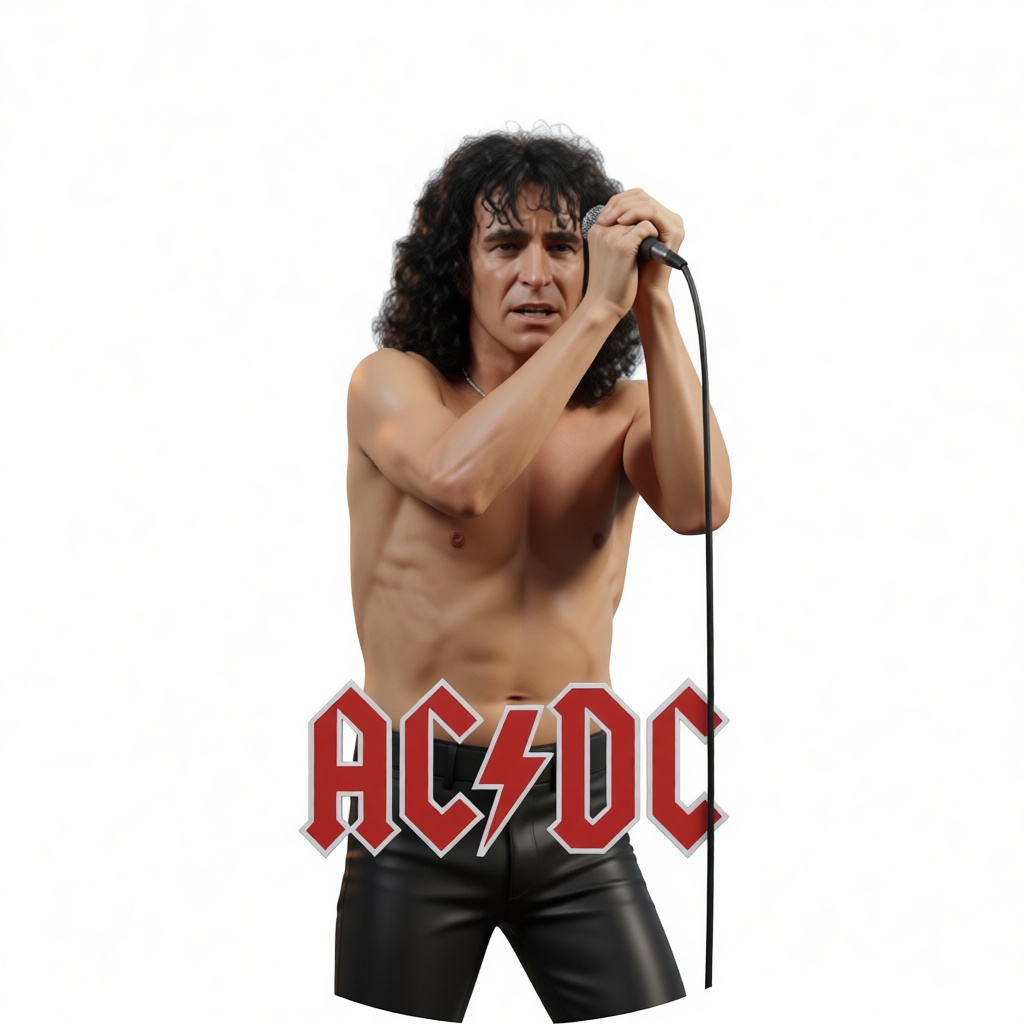 Bon Scott Figurine free 3D printable STL