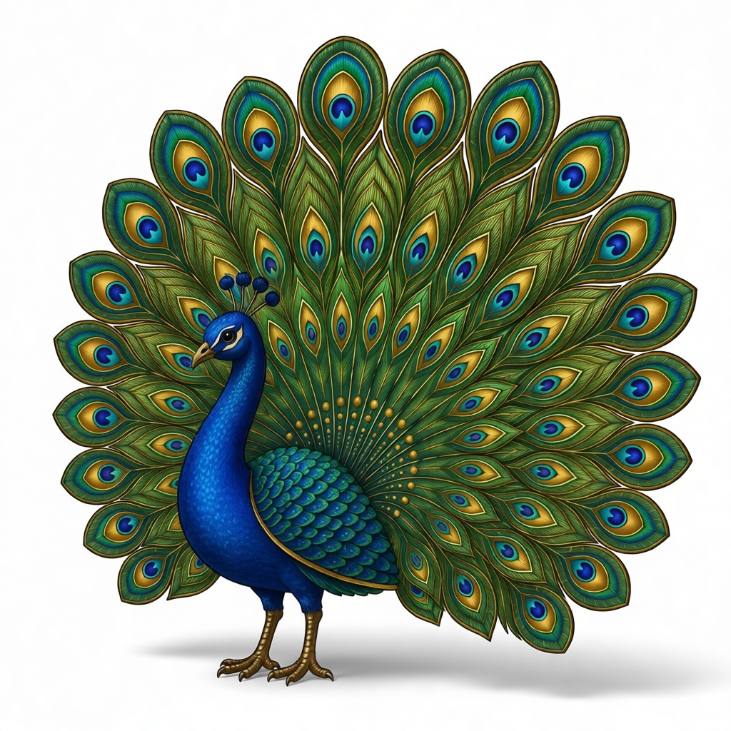 Indian Peacock Figurine free 3D printable STL