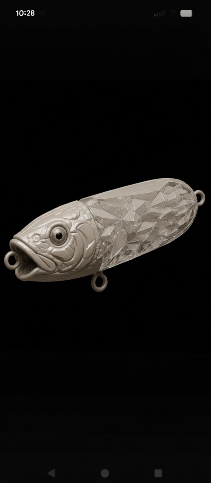 Fish Shaped Lure Model free 3D printable STL