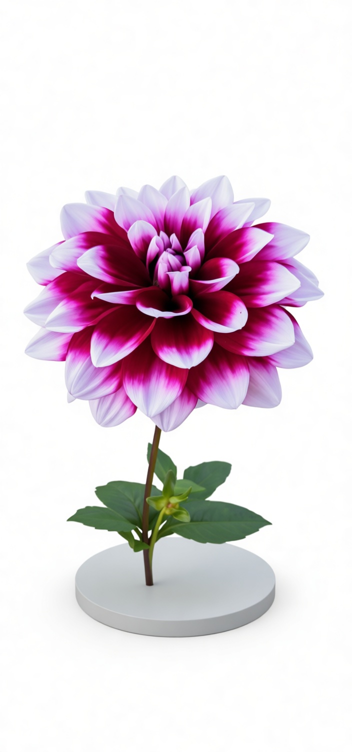 Dahlia Flower Model free 3D printable STL