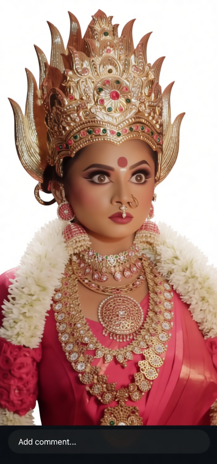 South Indian Bride Figurine free 3D printable STL