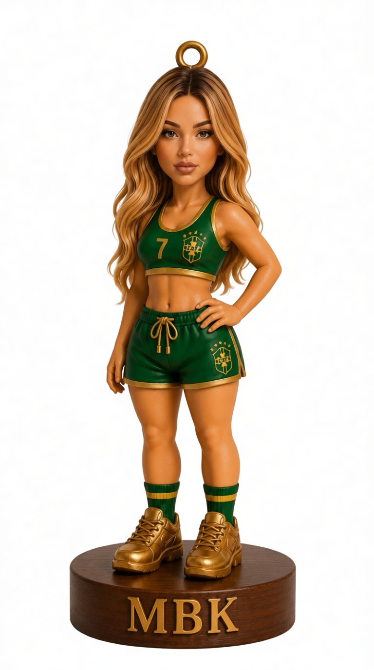 Brazil Soccer Player Figurine free 3D printable STL