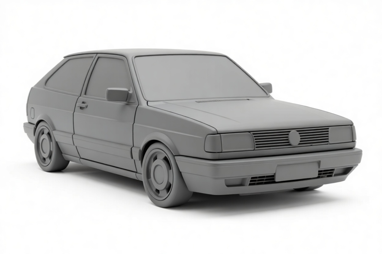 Volkswagen Polo Mk2 Model free 3D printable STL