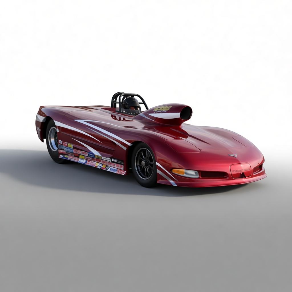 Corvette C5 Dragster Model free 3D printable STL