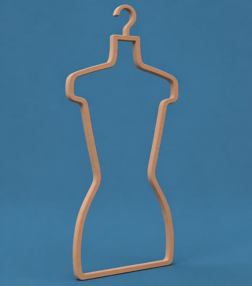 Dress Form Hanger free 3D printable STL