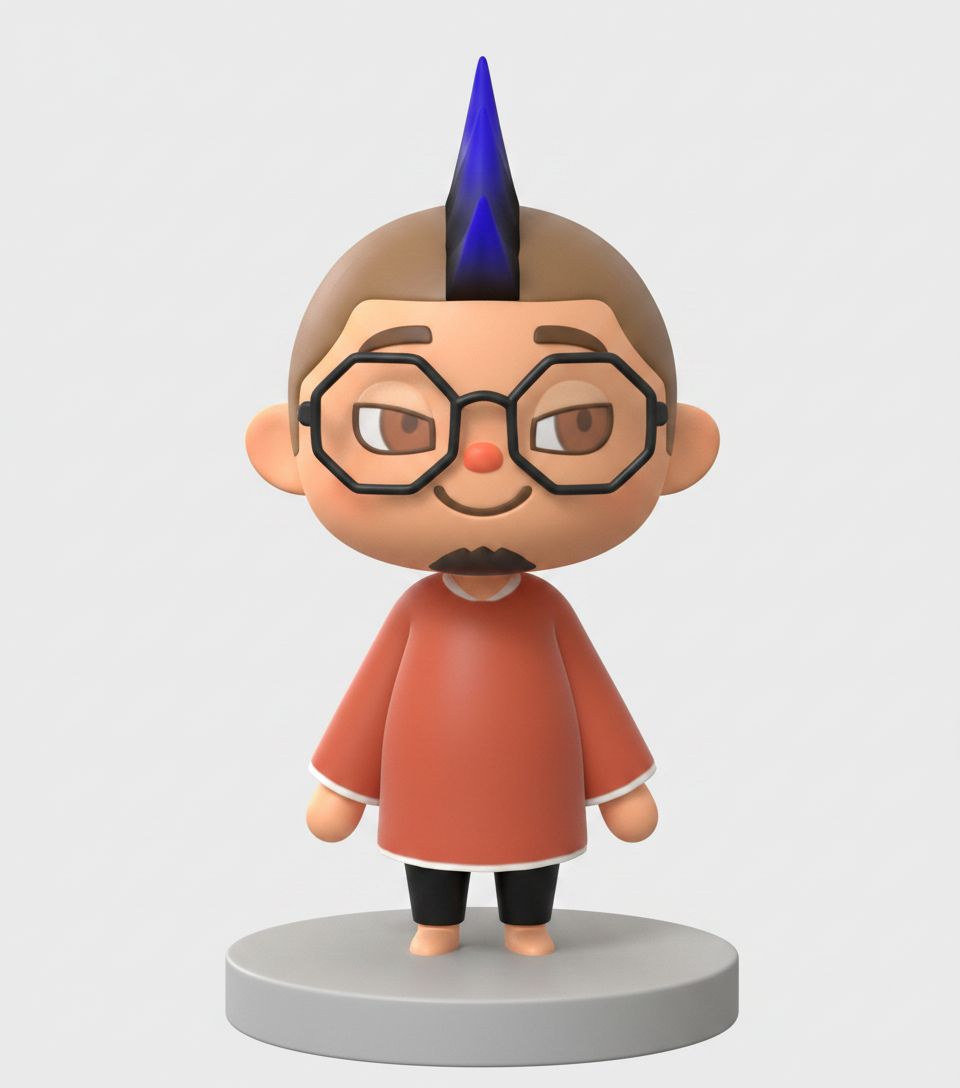 Punk Style Figurine free 3D printable STL