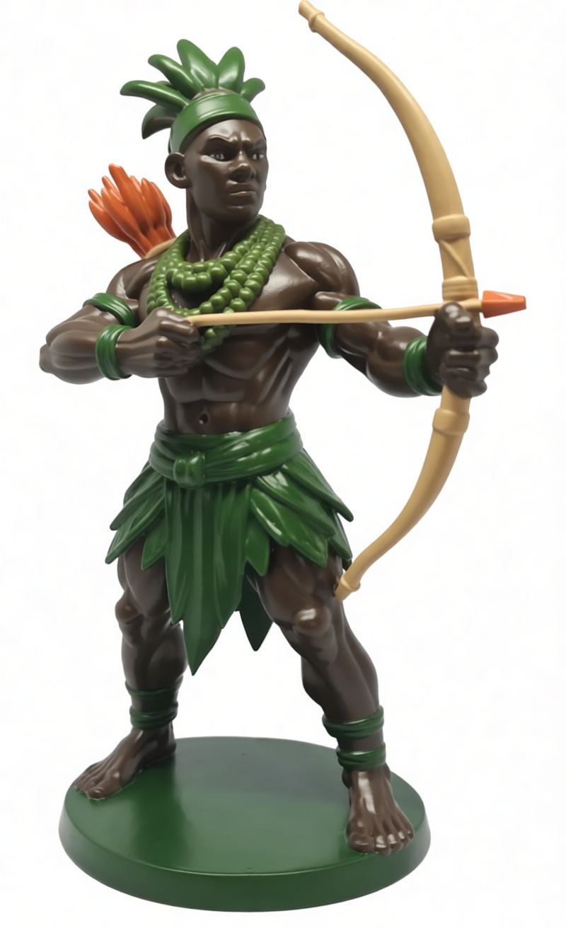 Tribal Archer Figurine free 3D printable STL