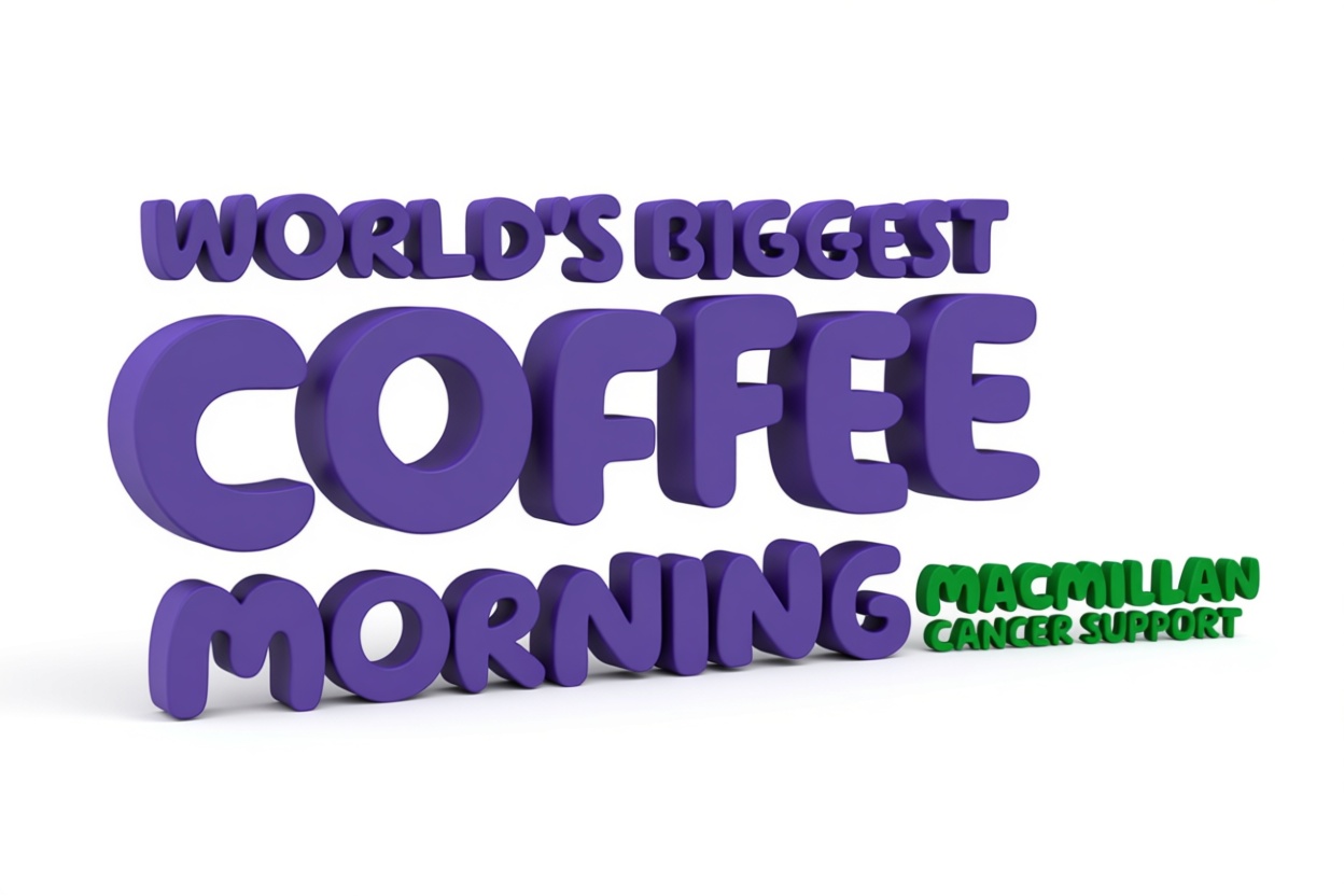 World's Biggest Coffee Morning Sign free 3D printable STL