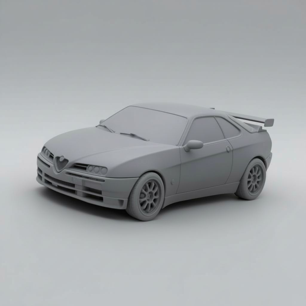 Alfa Romeo GTV Coupe Model free 3D printable STL