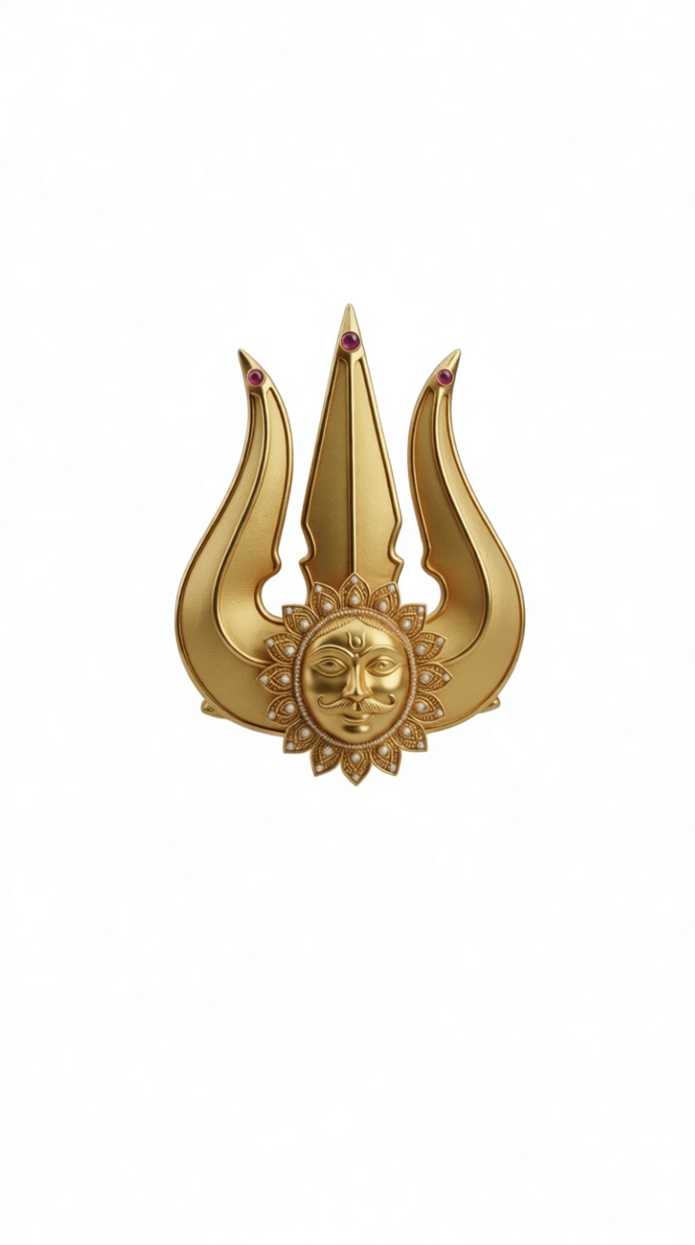 Shiva Trishula Symbol free 3D printable STL