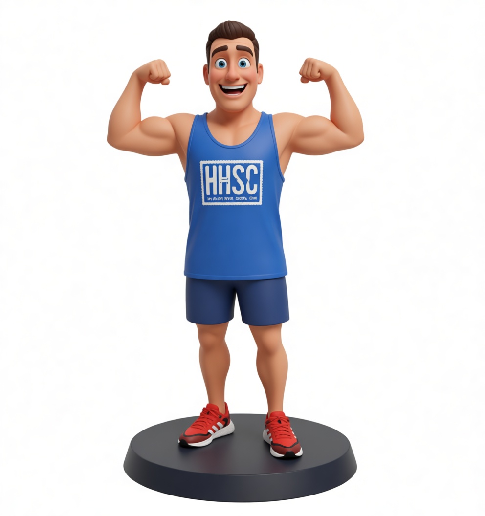 Muscular Fitness Man Figurine free 3D printable STL