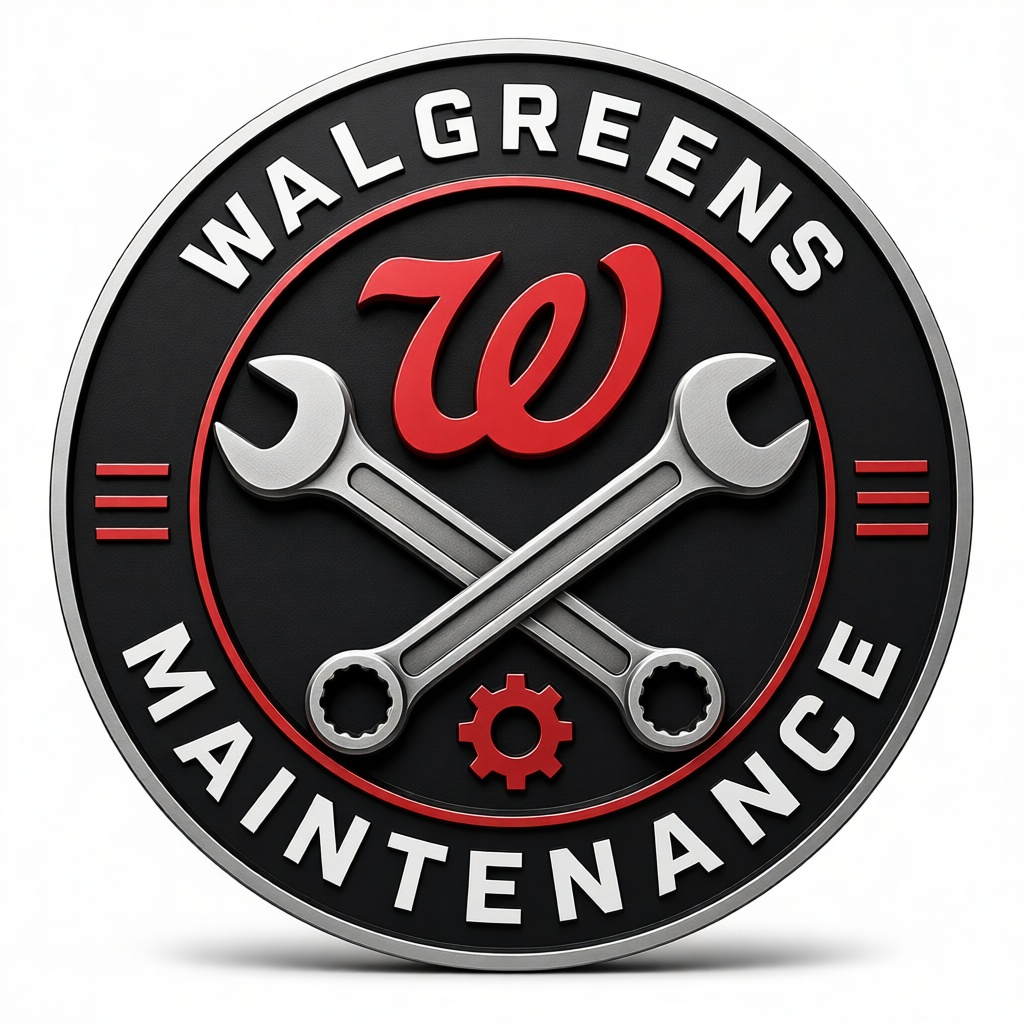 Walgreens Maintenance Emblem free 3D printable STL