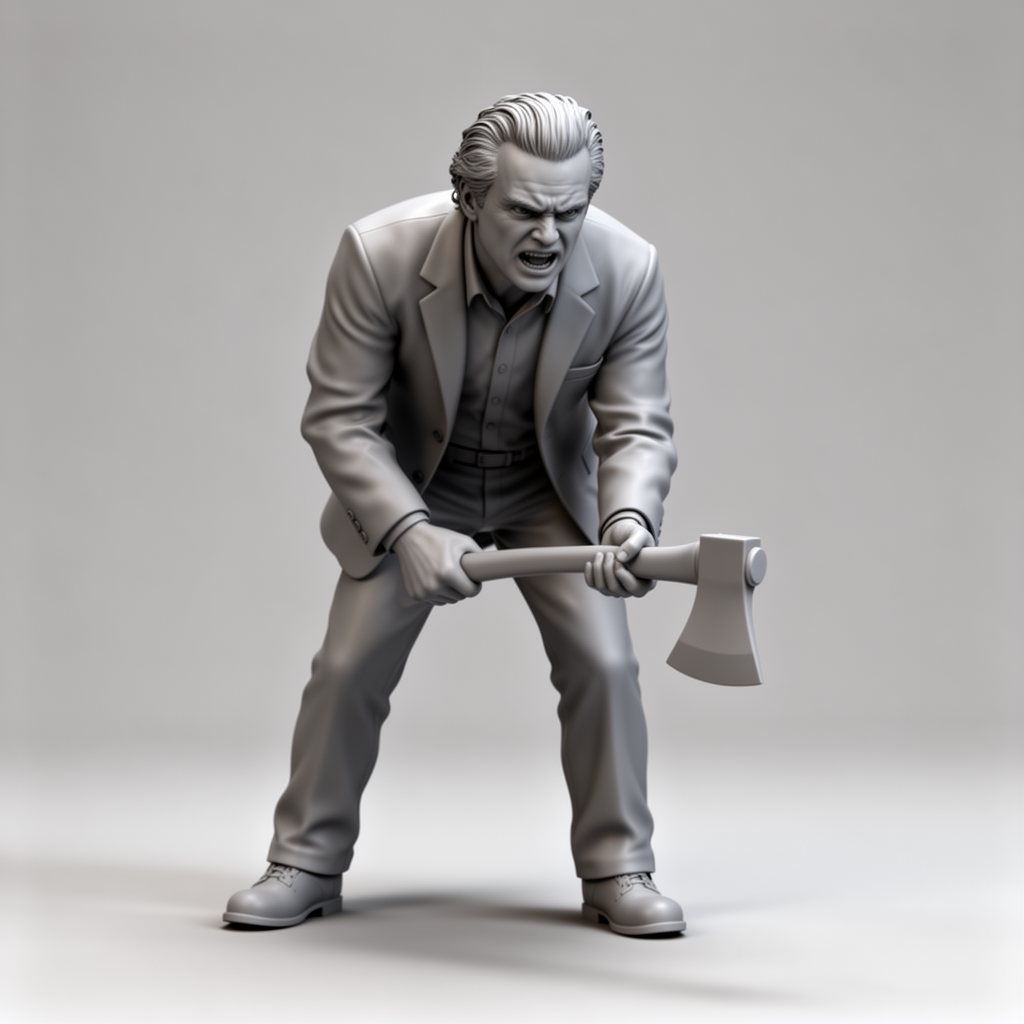 Young Jack Nicholson Bust free 3D printable STL