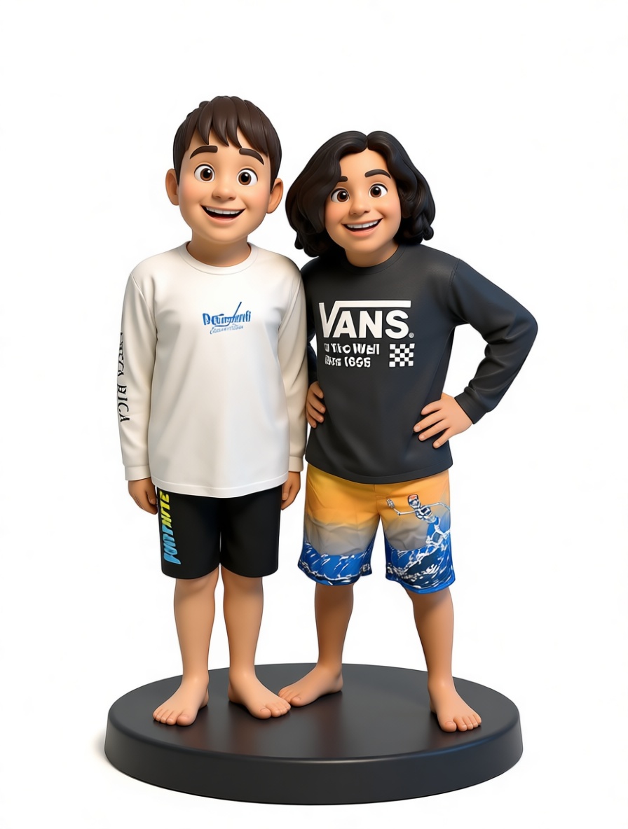 Smiling Boys Figurine free 3D printable STL