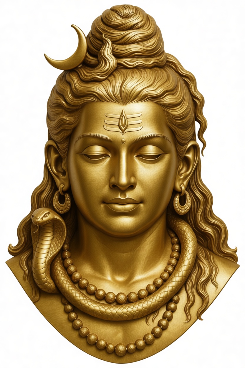 Shiva Bust Statue free 3D printable STL
