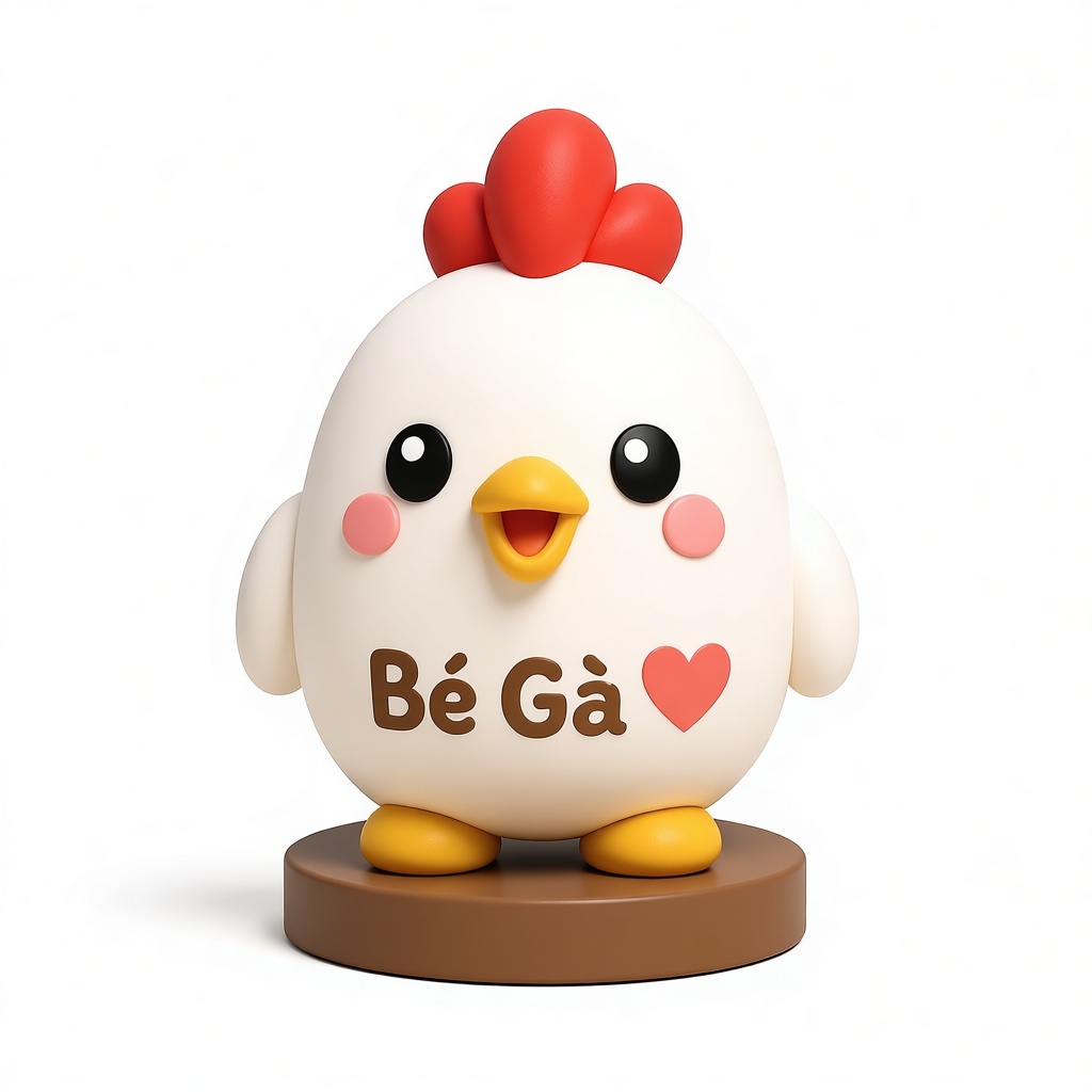 Cute Chicken Figurine free 3D printable STL
