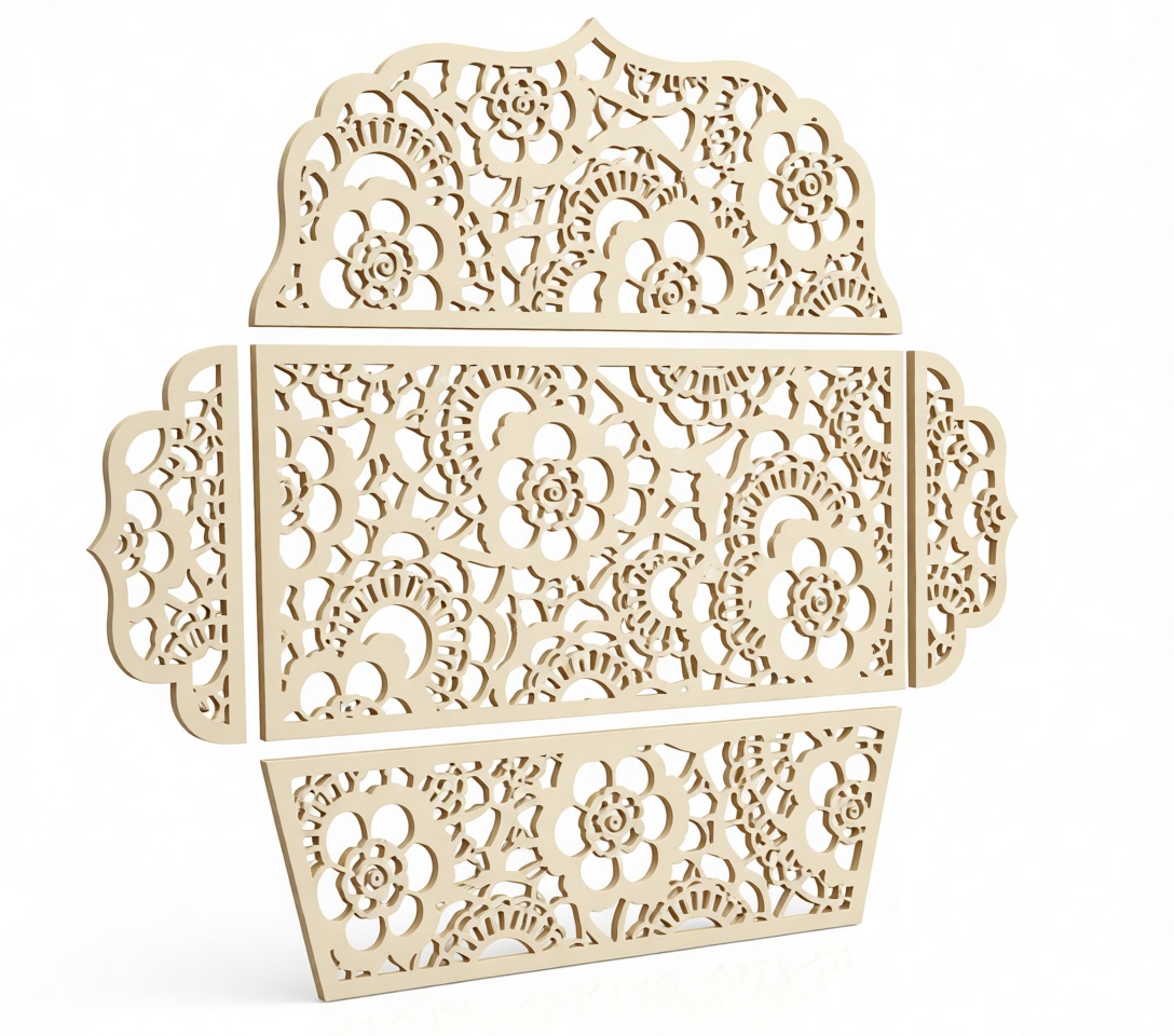 Lace Pattern Box Model free 3D printable STL