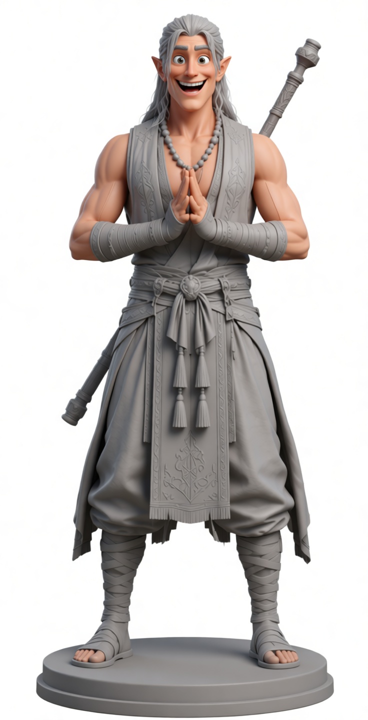 Kratos Fantasia Figurine free 3D printable STL