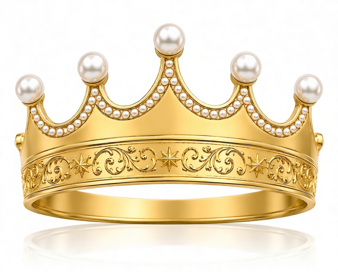 Royal Gold Crown free 3D printable STL