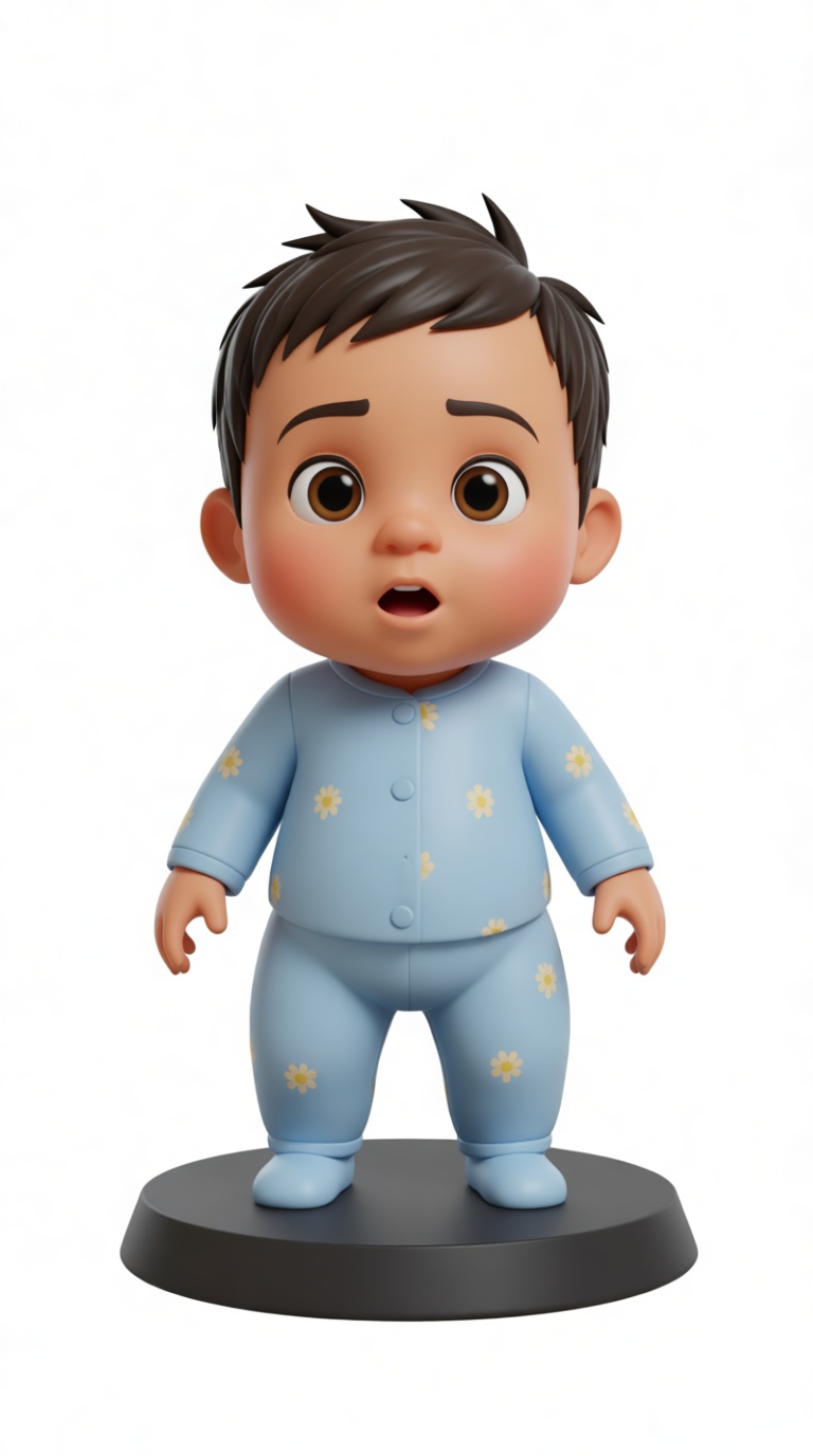 Cute Baby Figurine free 3D printable STL