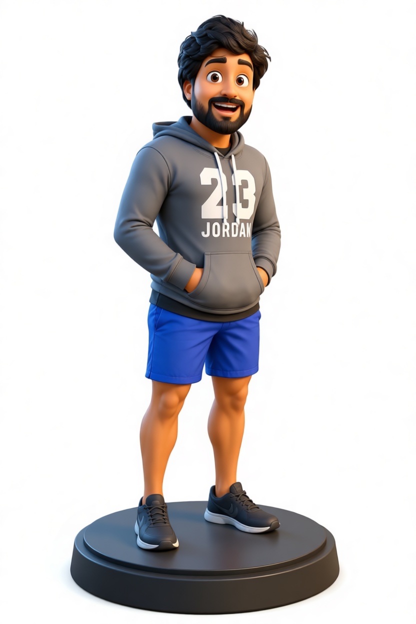 Casual Young Man Figurine free 3D printable STL