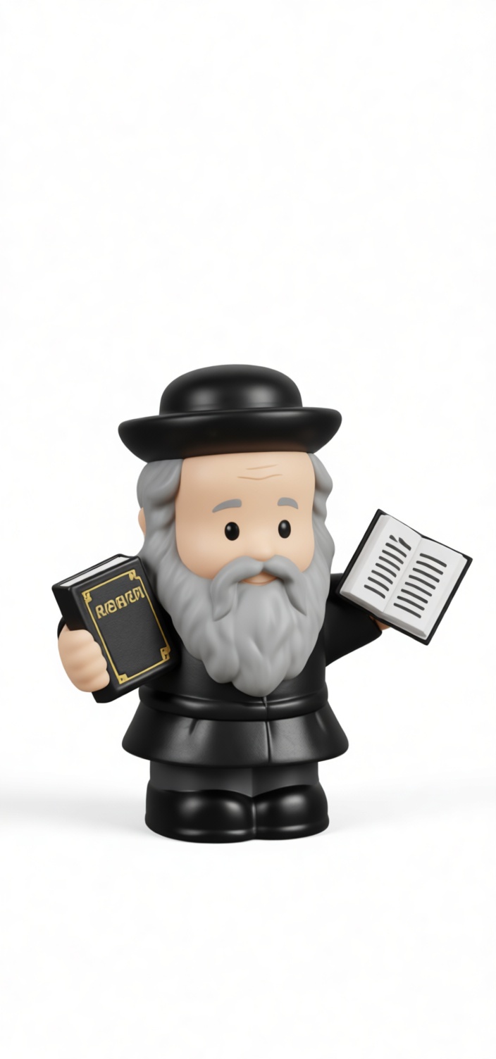 Hasidic Rabbi Figurine free 3D printable STL