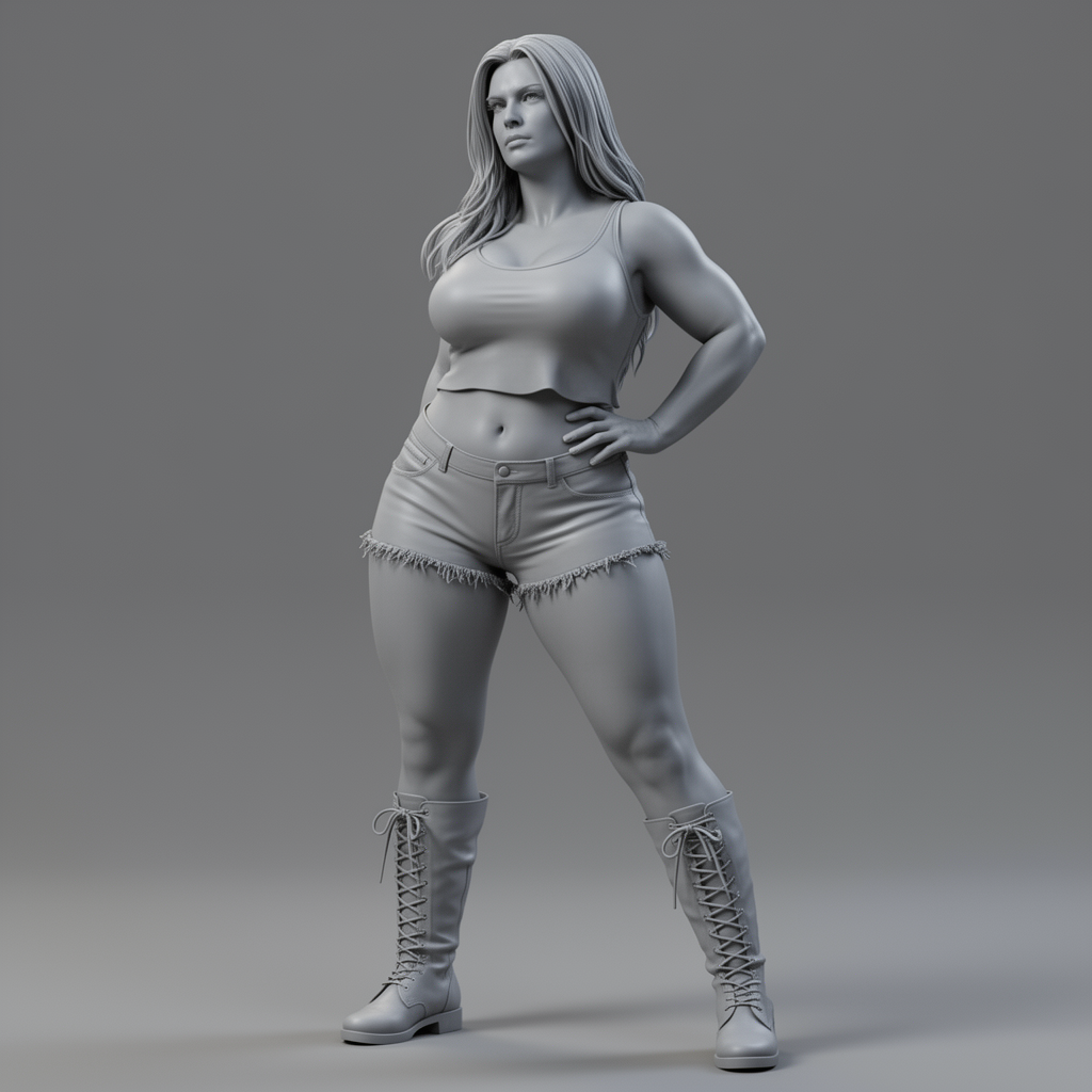 Mature Woman Bust free 3D printable STL