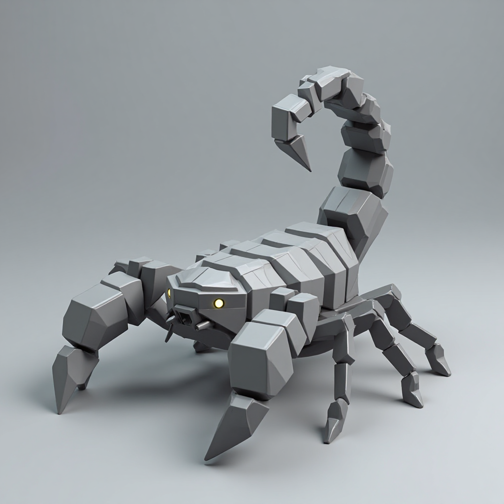 Desert Scorpion Figurine free 3D printable STL