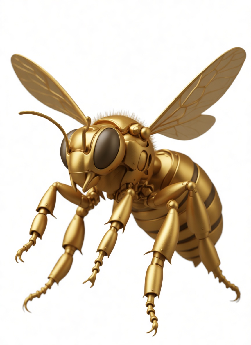 Golden Wasp Figurine free 3D printable STL