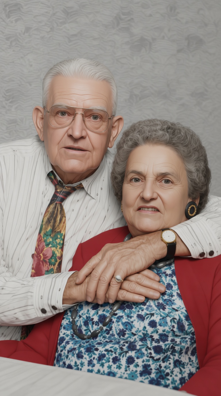 Elderly Couple Figurine free 3D printable STL